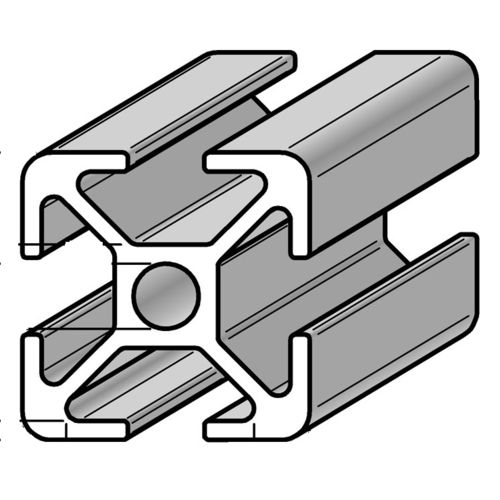 Aluminiumprofil - PRO8.3030 - Alváris Profile Systems GmbH - gerillt / für Industrieanwendungen / für Bauanwendungen
