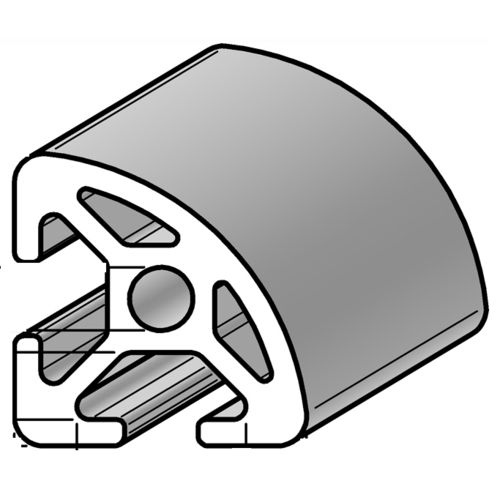 Aluminiumprofil - PRO5.R2090 - Alváris Profile Systems GmbH - rund / dreieckig / für Industrieanwendungen