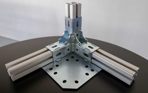 Verbindungselement für Aluminiumprofile - MC4 - BeeWaTec AG - für Automobilanwendungen / für Industrieanwendungen / verzinkter Stahl