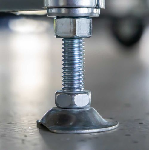 Fuß für Rundrohre - AD series - BeeWaTec AG - Metall / Gewinde