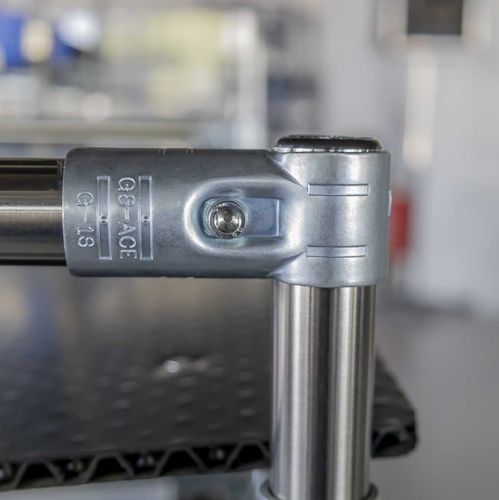 Rohrverbinder / galvanisiertem Stahl - BeeWaTec AG - Kreuz / T / für Eckeinbau