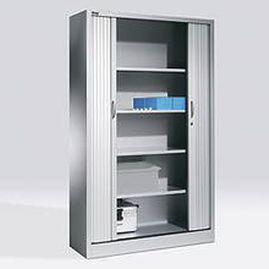 Büroschrank - Otto Kind GmbH & Co. KG - bodenstehend / mit Rollladen / Fachböden