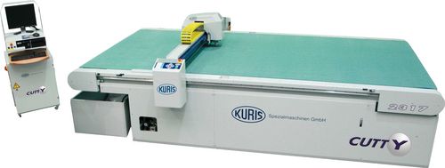 Cutter-Schneidemaschine - CUTTY 2317 - KURIS Spezialmaschinen - für Gewebe / CNC