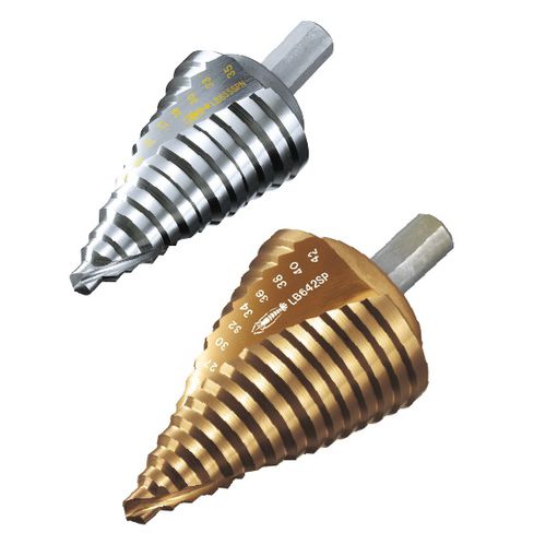 Stufenbohrer - LBSP(N) series - Lobtex Co., Ltd. - Wendeschneidplatten / für Stahl / HSS-TiN