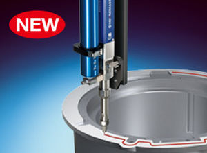 Dosiergerät für hochviskose Flüssigkeiten - MOHNOMASTER® - Musashi Engineering, Inc. - mit Mikrotropfen-Stift / Hochpräzision