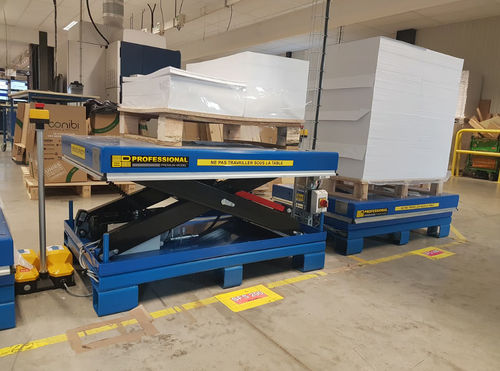Scherenhubtisch - Static single scissor table - Pronomic AB - elektrisch / festinstalliert / für schwere Lasten