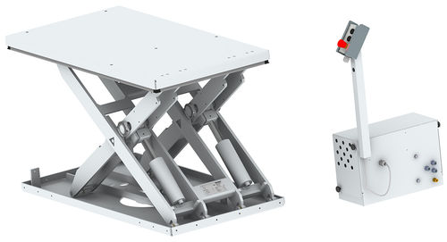 Scherenhubtisch - FFF series - Ventzki Handling Systems - elektrohydraulisch / festinstalliert / zum Laden