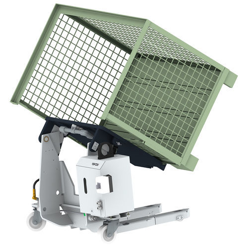 Hydraulische Hebe-und Wendevorrichtung - NE 01 series - Ventzki Handling Systems - elektrisch / mobil / für Container