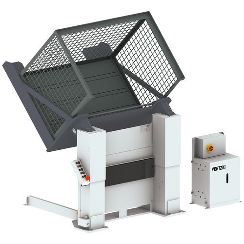 Hydraulische Hebe-und Wendevorrichtung - NHE 3 series - Ventzki Handling Systems - elektrisch / für Container / für Paletten