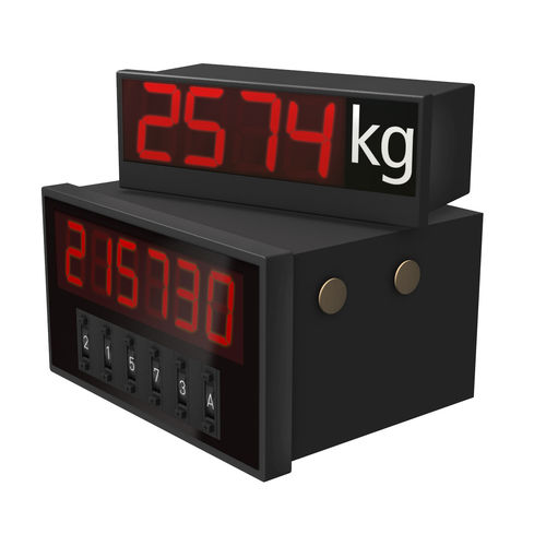 LED-Display - E series - VISUAL ELECTRONIC GmbH - 4-stellig / 5-stellig / 6-stellig