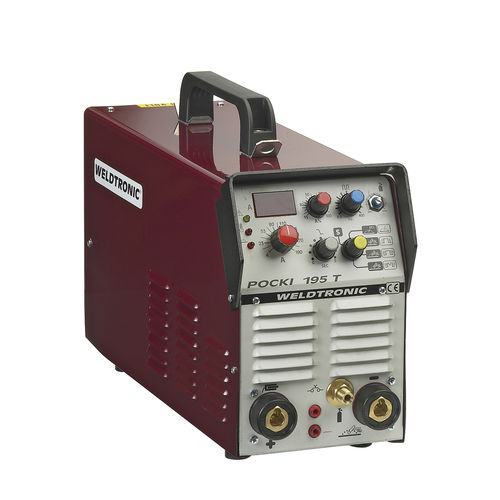 MMA-Schweißgerät - POCKI 195 T - WELDTRONIC SRL - WIG / einphasig / gepulste DC