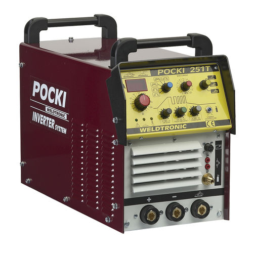 MMA-Schweißgerät - POCKI 251 T - WELDTRONIC SRL - WIG / dreiphasig / gepulste DC
