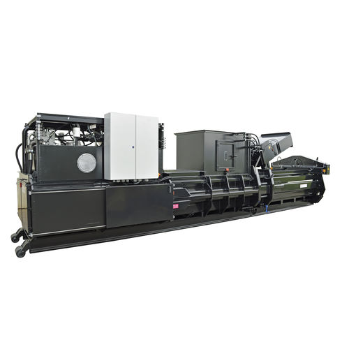 Ballenpresse für Karton - Albamat 800 V5-Z1 - abba-Pressen Vertriebs GmbH & Co KG - für Papier / für Kunststoff / für Dosen