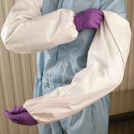 Chemikalienbeständiger Unterarmschutz - Dastex - Tyvek® / unisex / grün