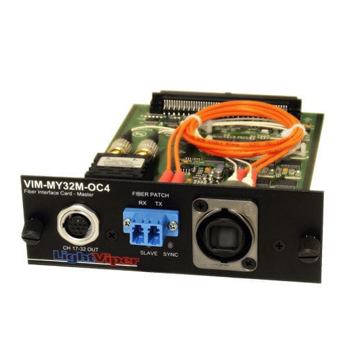 Digitale E/A-Karte - LightViper VIM-MY32 - FiberPlex Technologies, LLC - für Lichtleiter / 16 Digitaleingänge / 8 Digitalausgänge