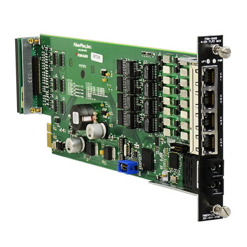 Karten-Multiplexer - FOM-5400 - FiberPlex Technologies, LLC - Mehrkanal / LWL / optisch