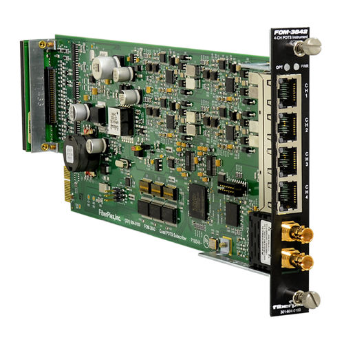 Karten-Multiplexer - FOM-3841  - FiberPlex Technologies, LLC - Mehrkanal / LWL / analog
