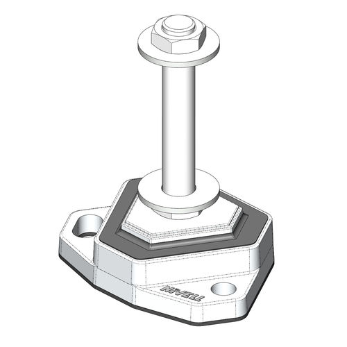 Maschinenfuß - Silent Delta SDS 30 - NIVELL - Gummi / Antivibration / Gewinde
