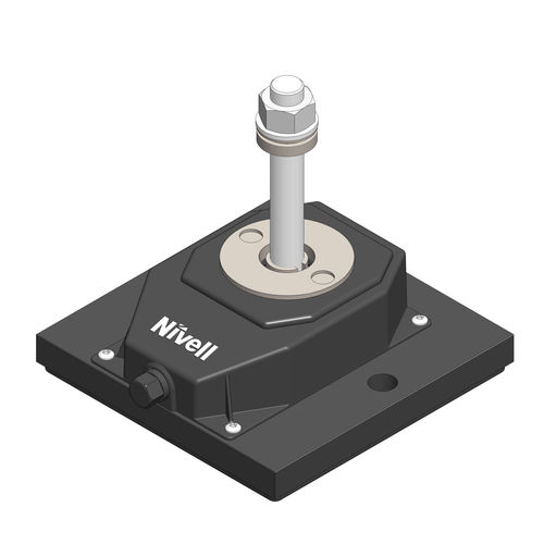 Verstellbarer Keilschuh - DKS50-2 M20x125 (150) 200x200 - NIVELL - Gewindestange mit Bolzen / Präzision