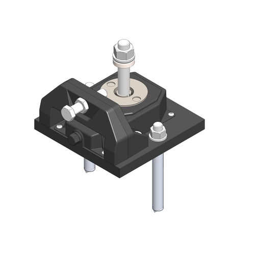 Verstellbarer Keilschuh - DK-2 SA M20x100 (125) - NIVELL - Präzision