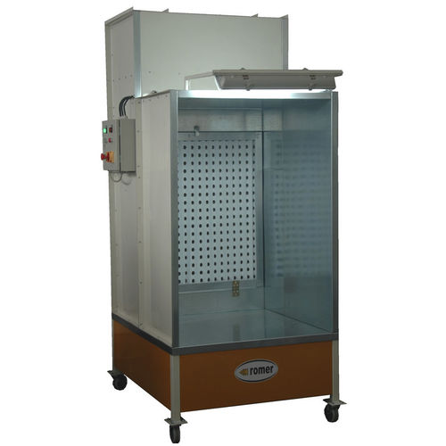 Offene Lackierkabine - ROMER P.P. - Trockenfilter / mit Trocknung / Druck