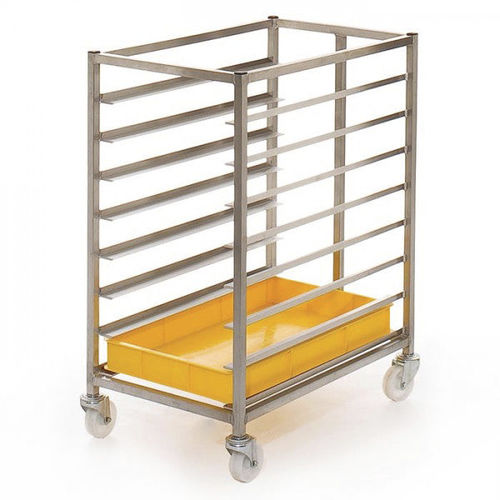 Rollcontainer für die Lebensmittelindustrie - H111 series - MI Mailbox International GmbH - 2-Flügel / Metall