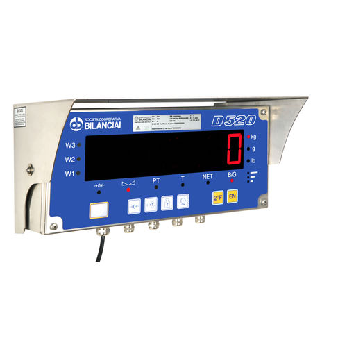 LED-Display-Waagenterminal - D520 - Cachapuz Bilanciai Group - wandmontiert / wasserdicht / IP65