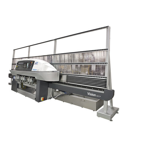 Anfasmaschine für seitliche Anwendung - Vision - Bottero - elektrisch / stationär / für Glasscheiben