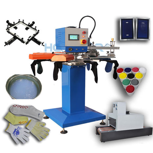 Siebdruckmaschine für Socken - GW-100TRS-F8 - Dongguan Hoystar Printing Machinery Co.,Ltd - automatisch / monochrom / für Etiketten