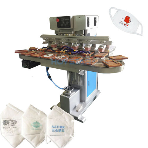 Tampondruckmaschine mit offenem Farbgebersystem - GW-P6/C - Dongguan Hoystar Printing Machinery Co.,Ltd - halbautomatisch / 6-Farben / für die Spielzeugindustrie
