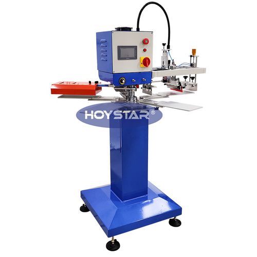 Automatische Siebdruckmaschine - GW-100TRS - Dongguan Hoystar Printing Machinery Co.,Ltd - halbautomatisch / für Textilien / für Etiketten