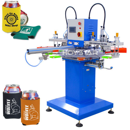 Automatische Siebdruckmaschine - GW-200TRS-C - Dongguan Hoystar Printing Machinery Co.,Ltd - 2-Farben / für Dosenkühler / für Stubby Cooler