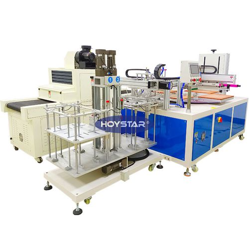 Automatische Siebdruckmaschine - GW-PL-A - Dongguan Hoystar Printing Machinery Co.,Ltd - vollautomatisch / für Schneidematten / mit Touchscreen