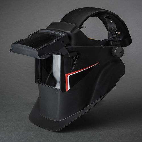 Schweißmaske mit Atemluftzufuhr - Maskilo M10 Air - Evermatic Oy - selbstverdunkelnd / EN 379 / UV