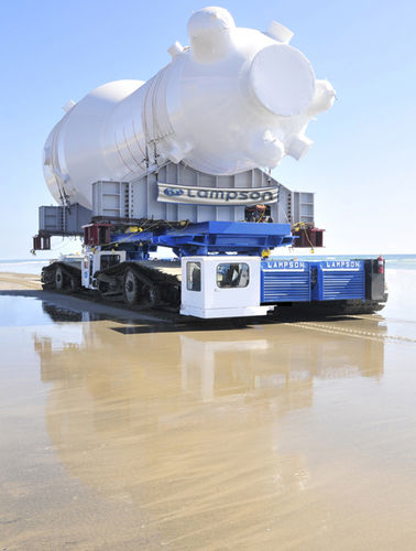 Dieselbetriebener Transporter - Lampson crane - auf Raupen / für Schwerlasten