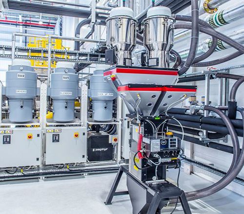 Dynamischer Mischer - Maguire  - Summit Systems - Batch / Flüssigkeit / Feststoff / für die Kunststoffindustrie