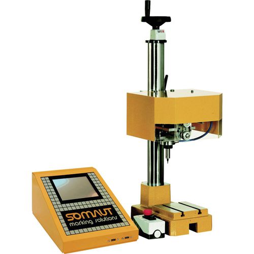 Pneumatische Markiermaschine - S33, S33S, S33L, S33XL - SOMAUT S.r.l. - Nadelpräge / Metall / Tisch