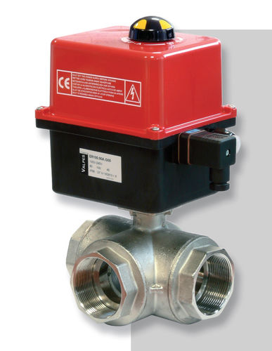 Kugelventil - 231, 233, 251, 253 - VALPES - elektrisch betrieben / Steuerung / T