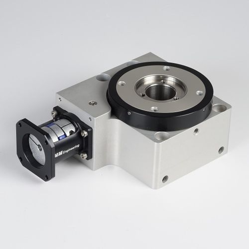Drehtisch mit Schrittmotor - MDT36012-HP-i10-AK-B - MM Engineering GmbH - horizontal