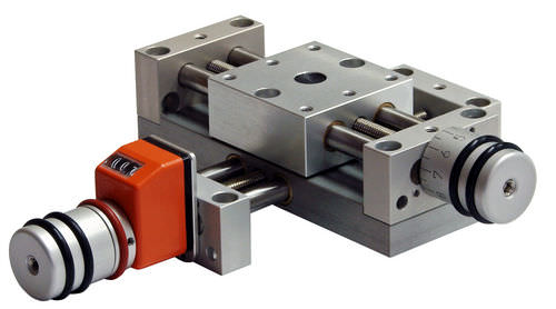 Linearer Positioniertisch - KT4808-L-PA-PT4808-SKL - MM Engineering GmbH - manuell / 2-Achs / Positionsanzeiger