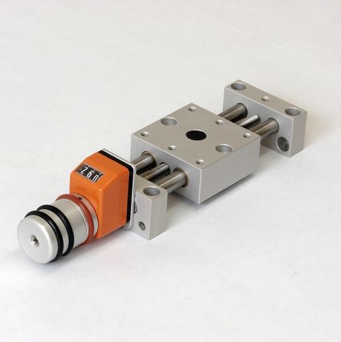 Linearer Positioniertisch - PT4808-PA - PT8625-PA - MM Engineering GmbH - manuell / einachsig / Positionsanzeiger