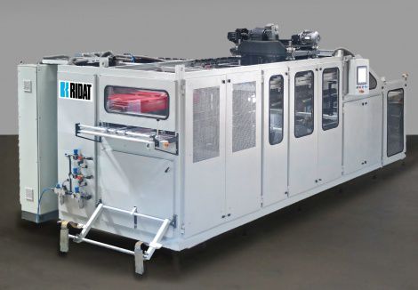 Rollen-Thermoformmaschine - 2416AFCS  - RIDAT - für Lebensmittelverpackung / zur Drinkbecher-Herstellung / automatisch