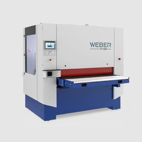 Bürsten-Entgratmaschine - PT  - Weber - Band / zur Endbearbeitung / Schleifmaschine