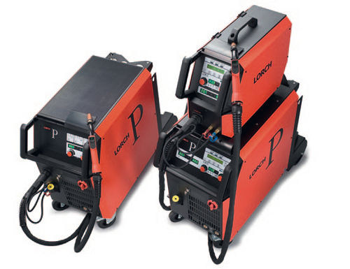 MIG-MAG-Schweißgerät - P series - Lorch Schweißtechnik GmbH - dreiphasig / mit integriertem Bildschirm