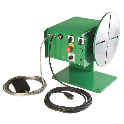 Hydraulischer Schweißpositionierer - R 100 - Kistler - drehbar / 1-Achs / digital