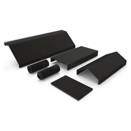 Rechteckiger Schutzbalg - OZBAYRAK KIZAK KORUMA SISTEMLERI - PVC / Aluminium / Falten