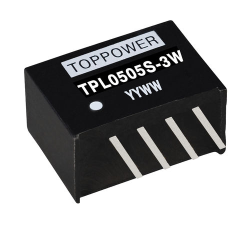 Ungeregelter DC/DC-Wandler - TPL-3W series	 - Guangzhou Top Power Electronics Technology Co.,Ltd - mit geringer Leistung / SIP / Einfachausgang
