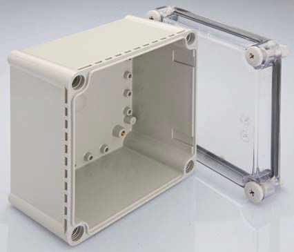 Gehäuse für Schalttafelmontage - Terminal Box series - Hugro Armaturen GmbH - rechteckig / Polycarbonat / für Reihenklemme