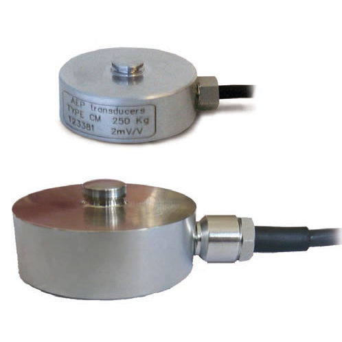 Druckkraft-Wiegesensor - CM series - AEP transducers - Knopf / Miniatur
