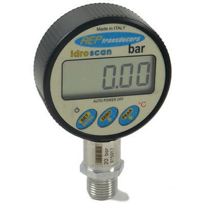 Manometer mit LCD-Display - IDROSCAN series  - AEP transducers - Gewinde / elektronisch / kostengünstig